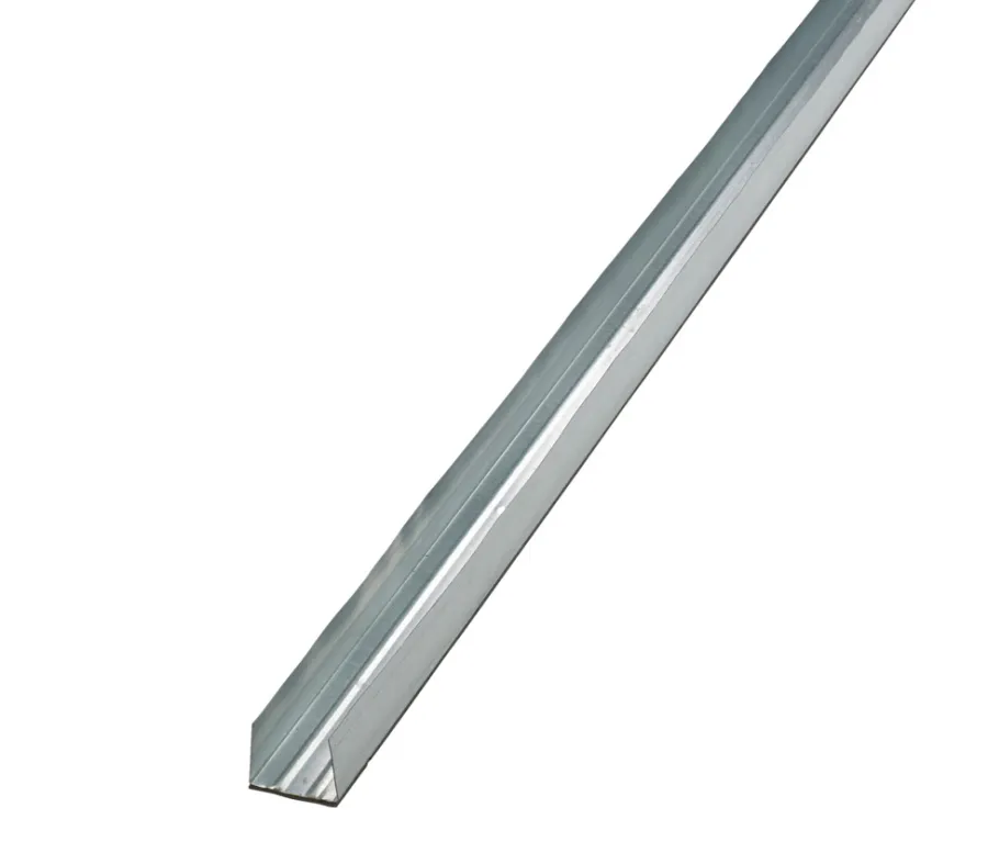 Gipsplader*Gulv- og loftskinne med foam, U-profil 45 mm