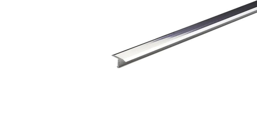 Profillister*Gulvprofil T 9 x 14 x 900 mm Sølv