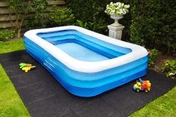 Poolcovers, Liners & Underlag|Arbejdsborde & Reoler*Gummiflise 40 x 40 x 2,5 cm