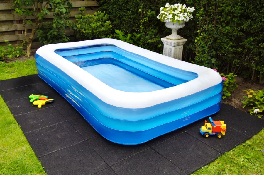Poolcovers, Liners & Underlag|Arbejdsborde & Reoler*Gummiflise 40 x 40 x 2,5 cm