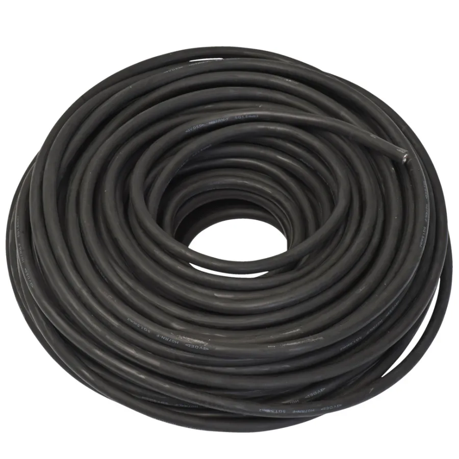 Kabler & Ledninger*Gummikabel 5 x 1,5 mm² 50 meter