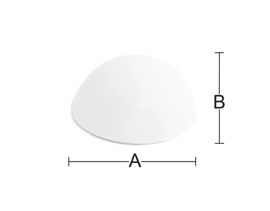 Habo Dørstoppere*dørstopper plast 9,5 x Ø40 mm 2 stk. Hvid