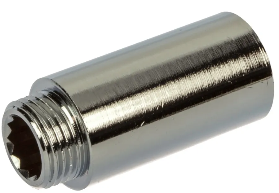 Vvs-Artikler*Haneforlænger 1/2" x 50 mm krom