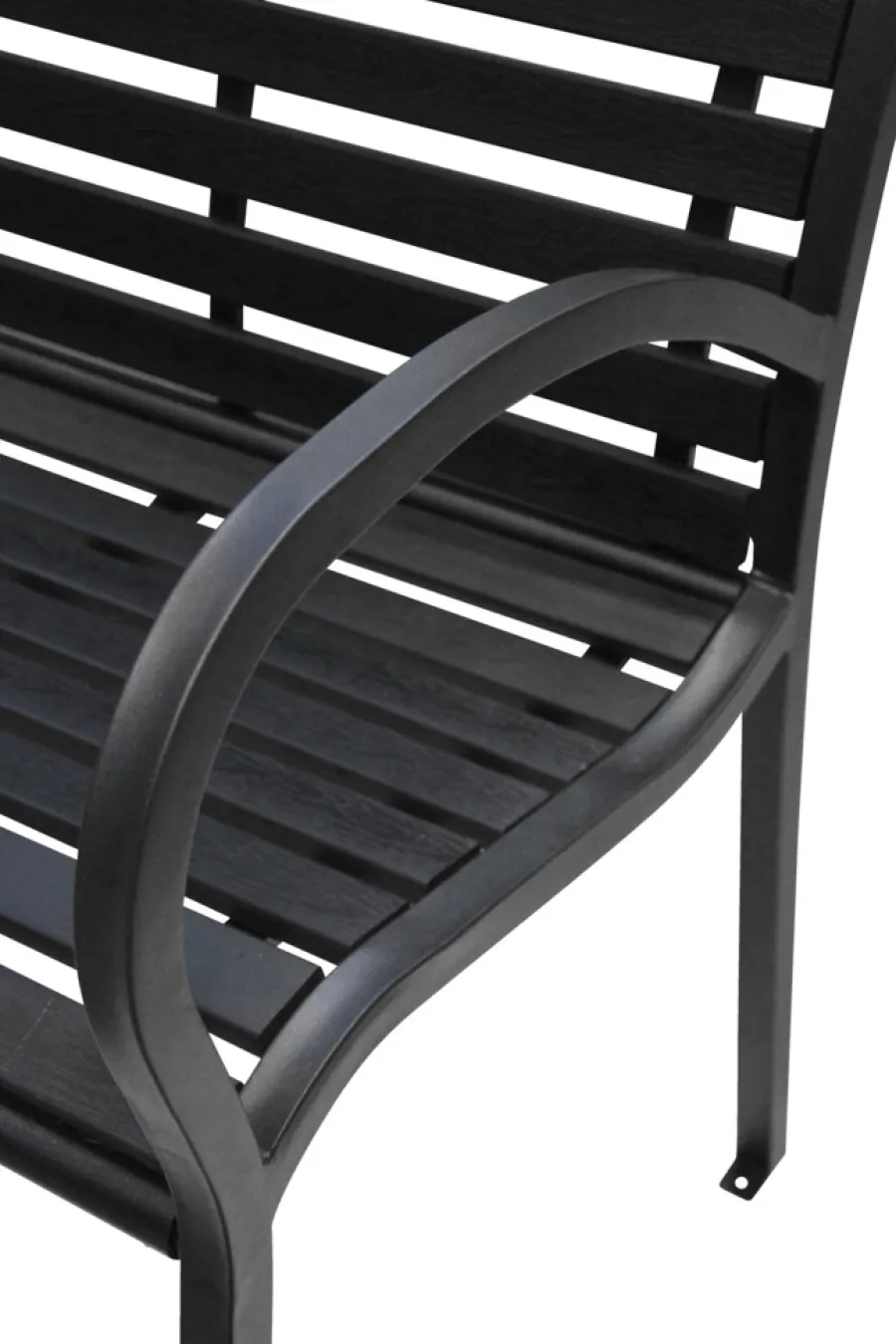 Sunlife® Sæsonafslutning|Havebænke*Havebænk Amsterdam sort 125 x 60 cm -