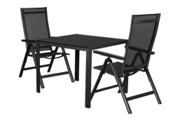 Sunlife® Sæsonafslutning|Haveborde*Havebord Havanna 90x90 cm i aluminium og nonwood -