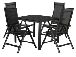 Sunlife® Sæsonafslutning|Haveborde*Havebord Havanna 90x90 cm i aluminium og nonwood -