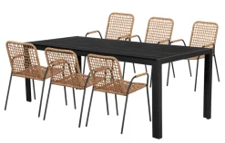 Sunlife® Sæsonafslutning|Haveborde*Havebord Havanna 205 x 90 cm i aluminium og nonwood -