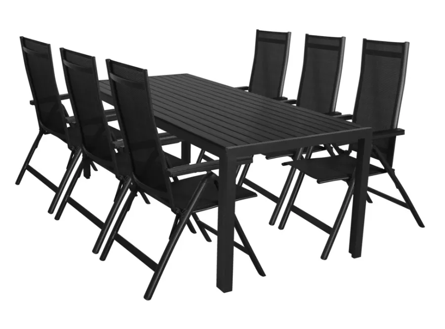 Sunlife® Sæsonafslutning|Haveborde*Havebord Havanna 205 x 90 cm i aluminium og nonwood -