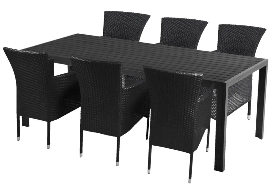 Sunlife® Sæsonafslutning|Haveborde*Havebord Havanna 205 x 90 cm i aluminium og nonwood -