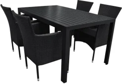 Sunlife® Sæsonafslutning|Haveborde*Havebord Havanna 150 x 90 cm i aluminium og nonwood -