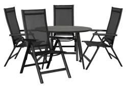 Sunlife® Sæsonafslutning|Haveborde*Havebord Madrid Ø110 cm - Sort
