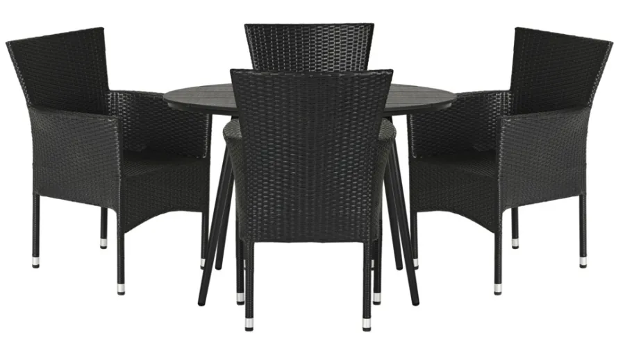 Sunlife® Sæsonafslutning|Haveborde*Havebord Madrid Ø110 cm - Sort