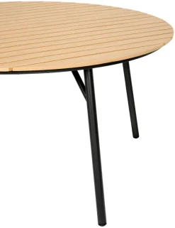 Sunlife® Sæsonafslutning|Haveborde*Havebord Nebraska stål/nonwood Ø150 cm -