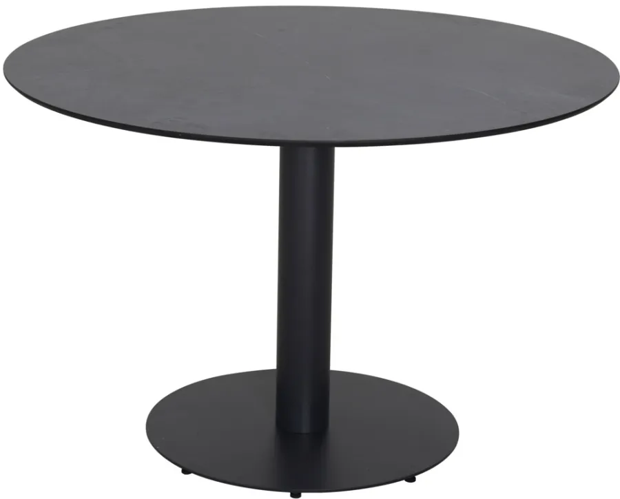 Envy Haveborde*Havebord Slate Ø110 cm - Sort/skiferlook