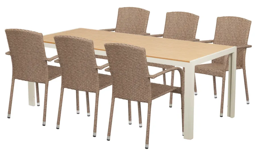 Sunlife® Sæsonafslutning|Haveborde*Havebord Vermont 205 x 90 cm -