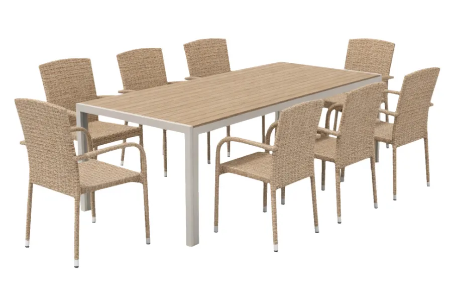 Sunlife® Sæsonafslutning|Haveborde*Havebord Vermont 205 x 90 cm -
