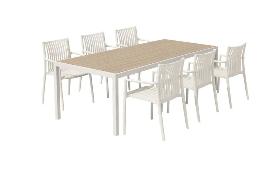 Sunlife® Sæsonafslutning|Haveborde*Havebord Vermont 205 x 90 cm -