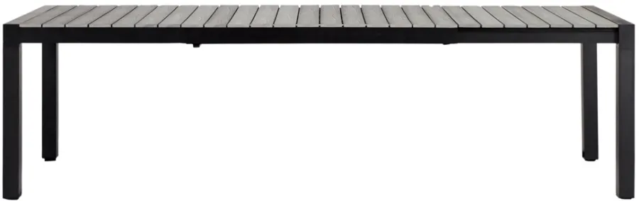 Outfit Haveborde*Havebord 205/275 x 100 cm alu/nonwood - Sort/grey oak