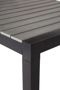Outfit Haveborde*Havebord 205/275 x 100 cm alu/nonwood - Sort/grey oak