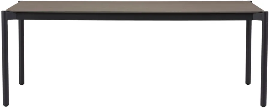 Haveborde*Havebord 205 x 104 cm i Grey Stone Look Sort