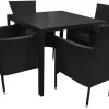 Sunlife® Sæsonafslutning|Havestole*Havestol Bangkok i metal og sort polyrattan -
