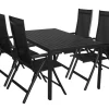 Sunlife® Sæsonafslutning|Havestole*Havestol Kingston 6 positioner sort -