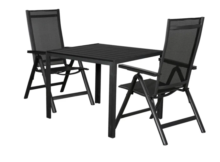 Sunlife® Sæsonafslutning|Havestole*Havestol Kingston 6 positioner sort -
