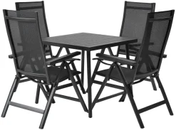 Sunlife® Sæsonafslutning|Havestole*Havestol Kingston 6 positioner sort -