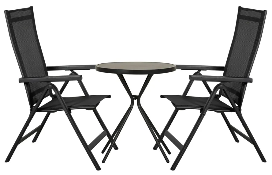 Sunlife® Sæsonafslutning|Havestole*Havestol Kingston 6 positioner sort -