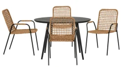 Sunlife® Sæsonafslutning|Havestole*Havestol Madison - Sort/natur