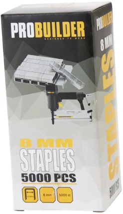 Hæftepistoler*Hæfteklammer 8 mm nr. 12 5000 stk.