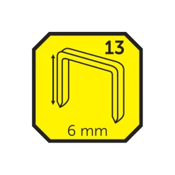 Probuilder Hæftepistoler*Hæfteklammer 6 mm nr. 13 1000 stk. -