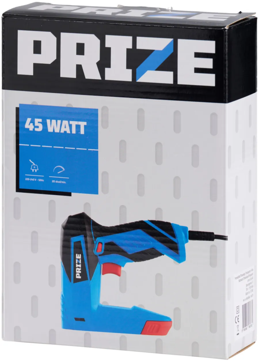 PRIZE® Hæftepistoler|Små Elmaskiner*Hæfte-/sømpistol 45 W -