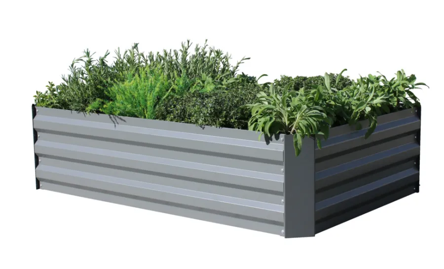 Gardenlife Land Planteborde & Højbede*Højbed Easy M galvaniseret 120 x 80 cm