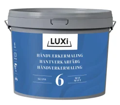 LUXI® Vægmaling*Håndværkermaling 6 10,8 liter - Hvid