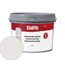 Stabile® Vægmaling*Håndværkermaling 6 modehvid 9 liter - Modehvid (NCS-kode s1002-y20r)