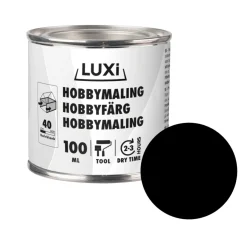 LUXI® Hobbymaling*Hobbymaling 100 ml - Sort