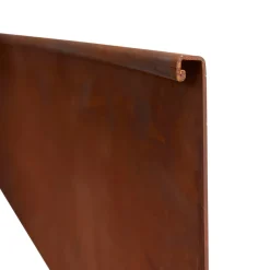 HORTUS Bedafgrænsning & Minihegn*bedkant corten med bukket kant 24 x 100 cm