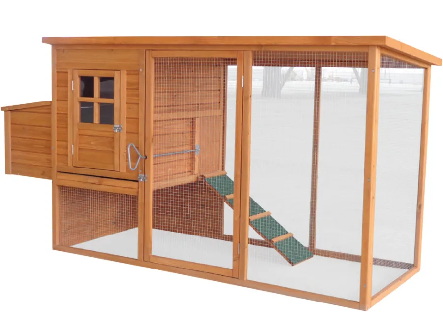 HORTUS Bure*hønsehus brunbejdset 198 x 75,5 x 103 cm