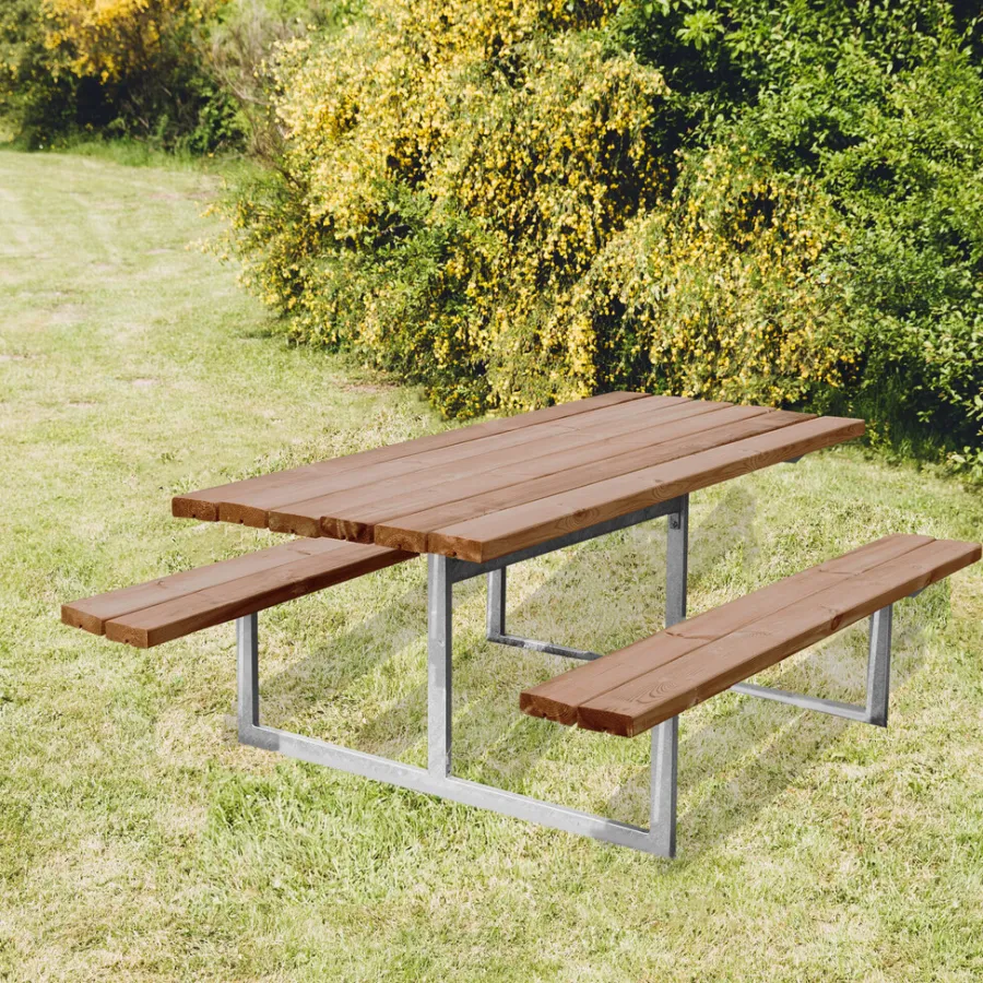 HORTUS Bord/Bænkesæt*NANNA Thermo bord-/bænkesæt 175 x 140 cm Træ