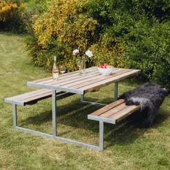 HORTUS Bord/Bænkesæt*ODIN bord-/bænkesæt trykimp. fyr 180 x 177 cm