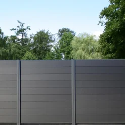 HORTUS Komposithegn*Royal Como komposithegn startsæt H185 x B192 cm Antracitgrå