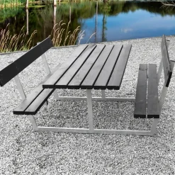 HORTUS Bord/Bænkesæt*SIF bord-/bænkesæt sort 175 x 180 cm Grundmalet sort