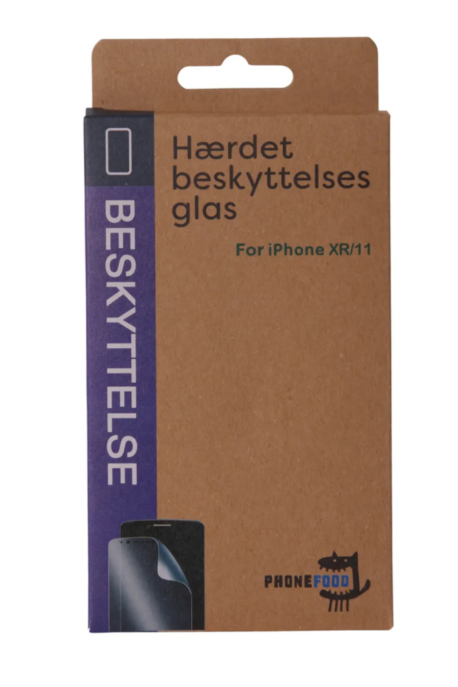 PhoneFood Covers & Beskyttelse*Hærdet beskyttelsesglas til iPhone XR/11