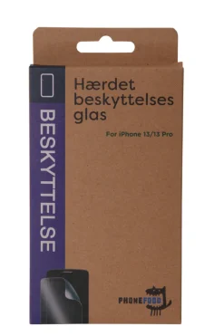 PhoneFood Covers & Beskyttelse*Hærdet beskyttelsesglas til iPhone 13/13 Pro