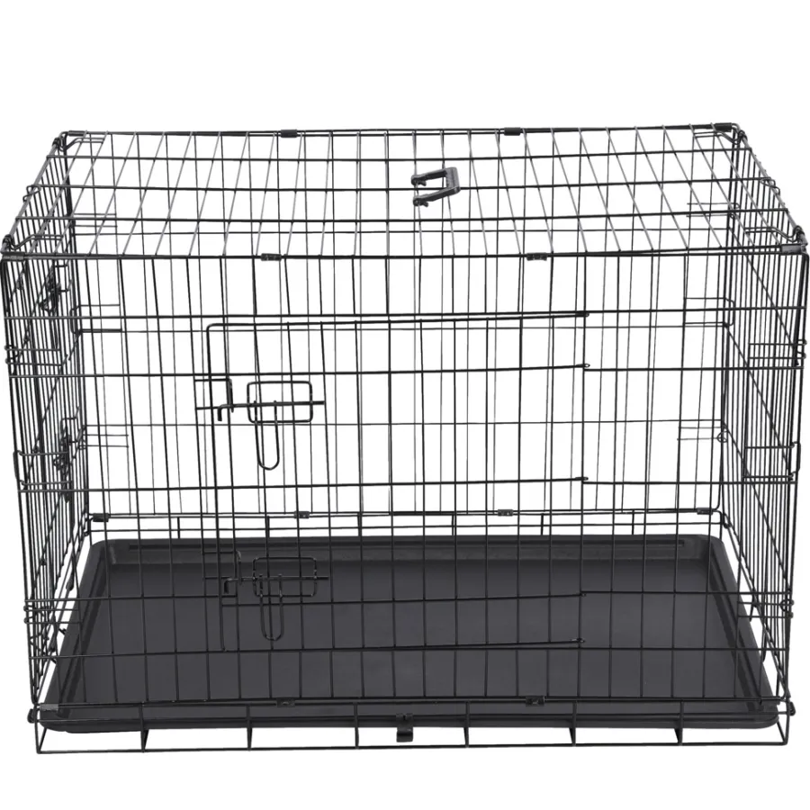 PetZone Hunde- Og Katteartikler*Hundebur foldbar 93 x 58 x 64 cm