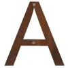 Husnumre & -Bogstaver*Husbogstav A stål rustlook 25 cm