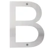 Husnumre & -Bogstaver*Husbogstav B rustfrit stål 25 cm