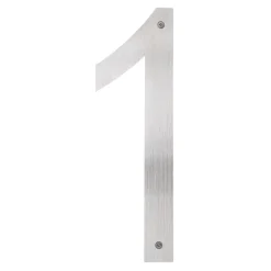 Husnumre & -Bogstaver*Husnummer 1 rustfrit stål 40 cm
