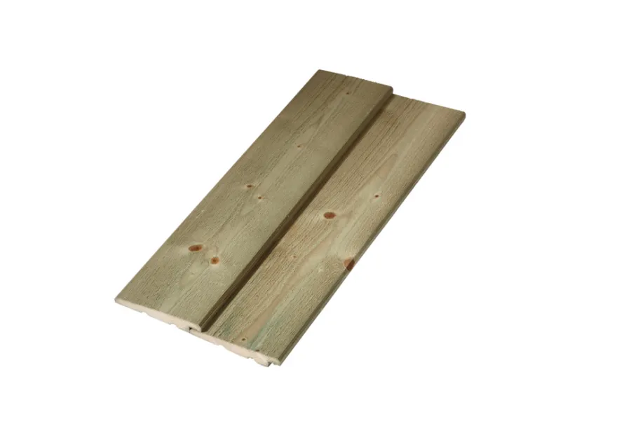 Klinkbeklædning|Imprægneret Træ*Imprægneret klinkbeklædning gran 25 x 125 x 3000 mm